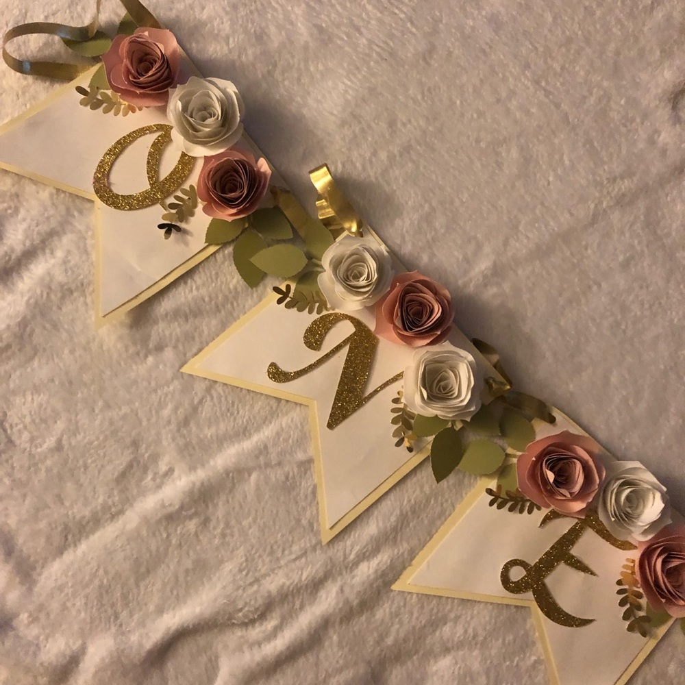 💛 ONE ***1st birthday sign💛